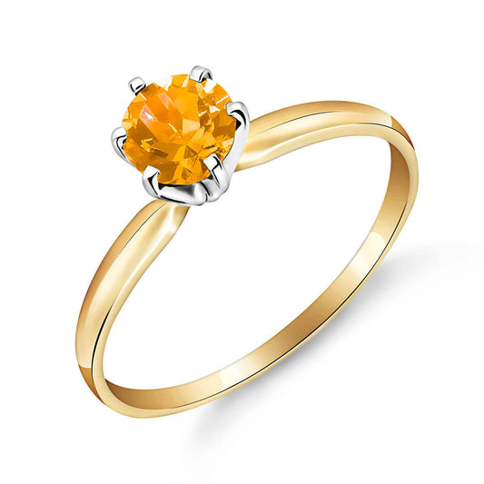 Subtle Serenity Citrine Ring