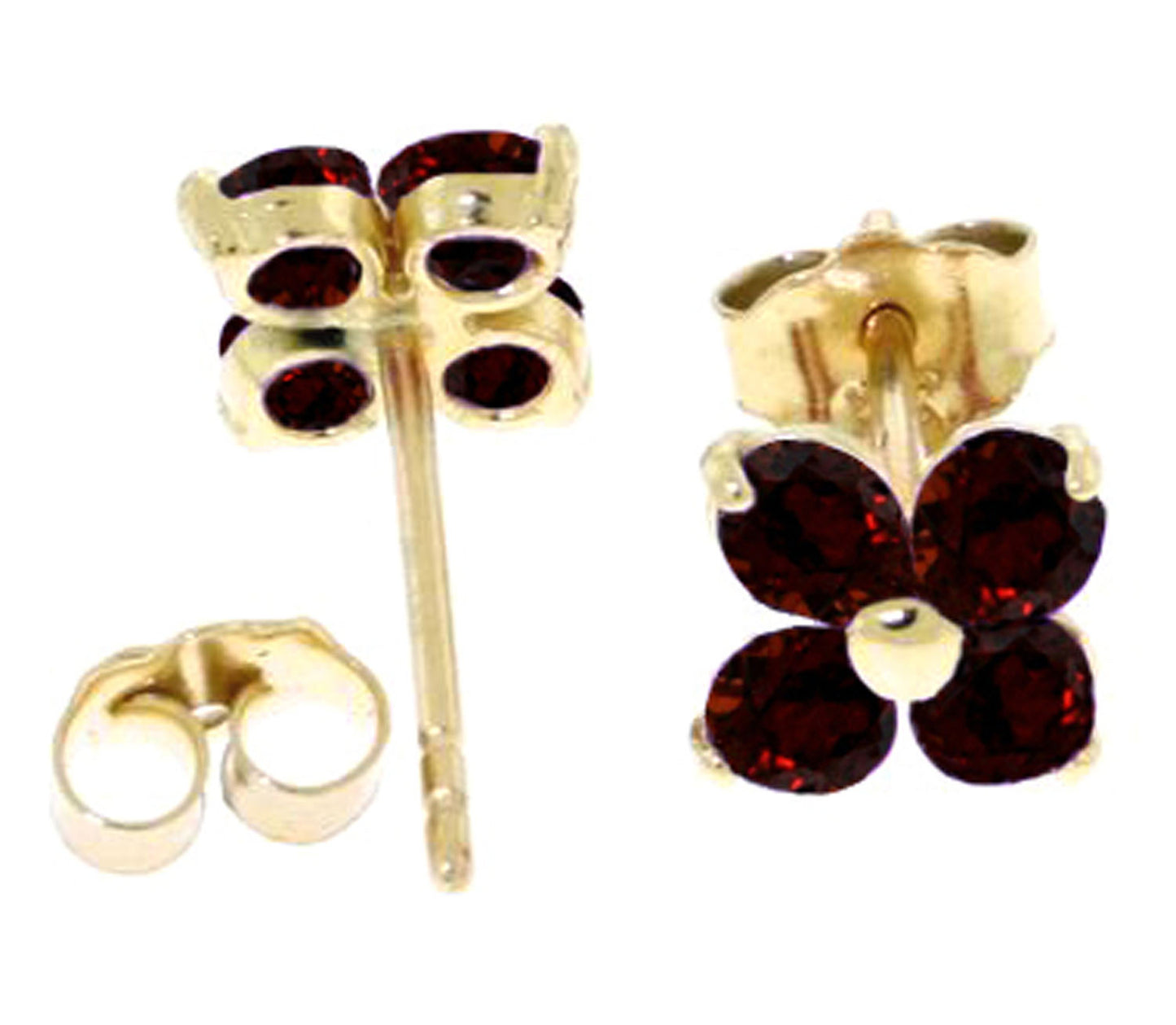 Garden Gem Garnet Earrings