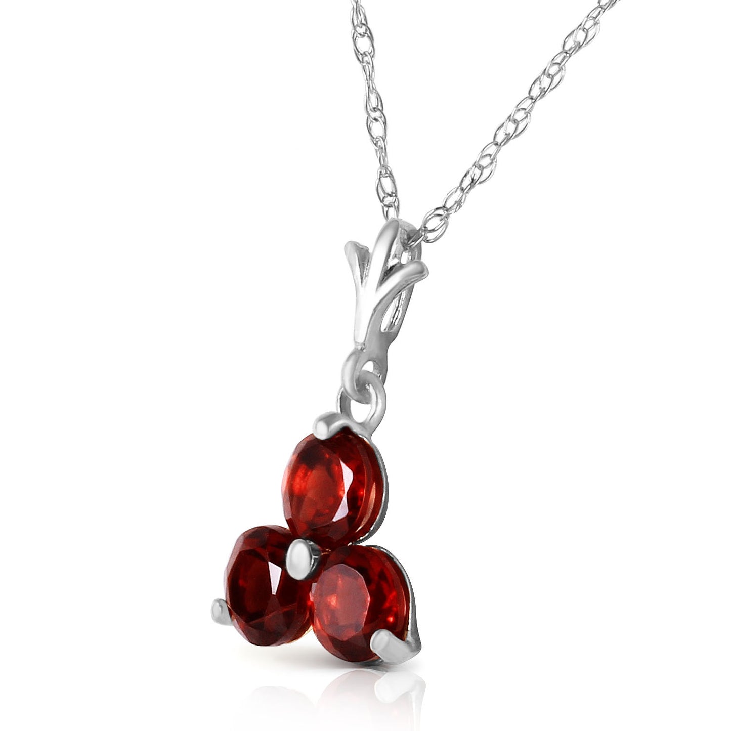 Trinity Gems Garnet Necklace