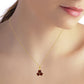 Trinity Gems Garnet Necklace