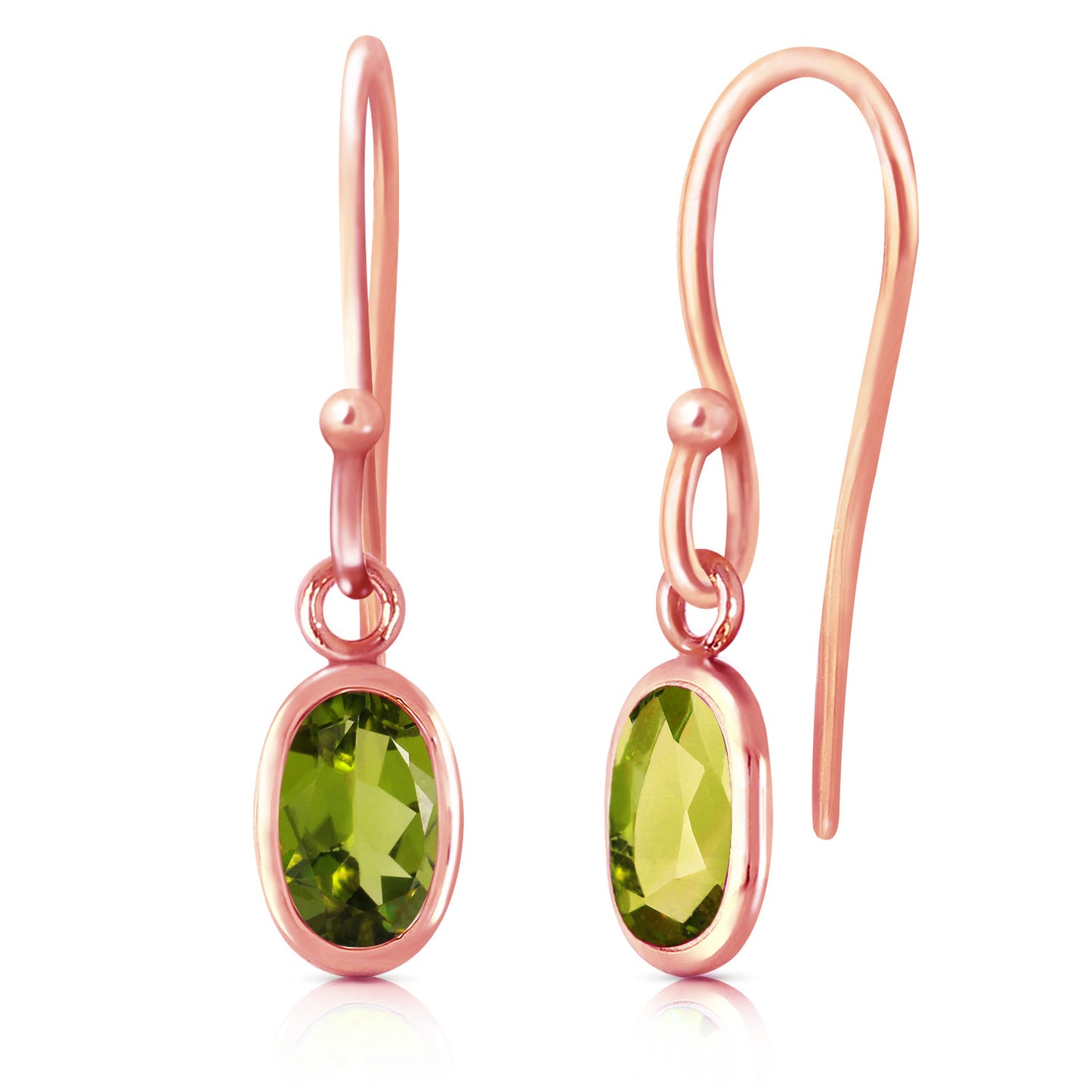 Swaying Silhouette Peridot Earrings