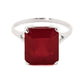 Essential Facet Ruby Ring