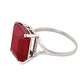 Essential Facet Ruby Ring