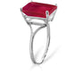 Essential Facet Ruby Ring