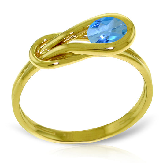 Lockstone Blue Topaz Ring