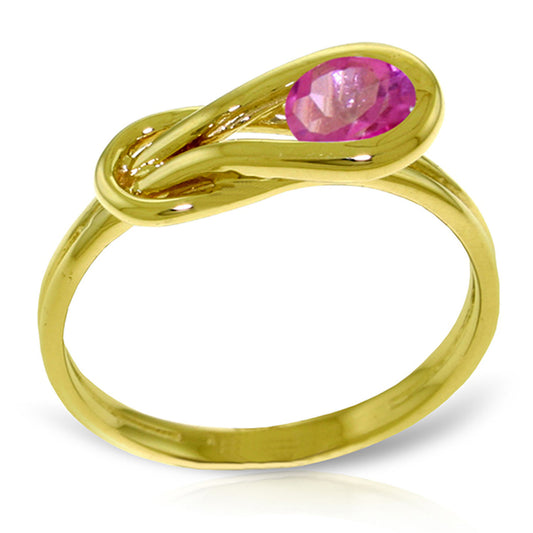 Lockstone Pink Topaz Ring