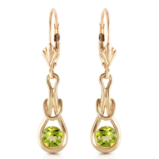 Lockstone Peridot Earrings