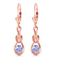 1.3 Carat 14k Solid Gold Lockstone Tanzanite Earrings