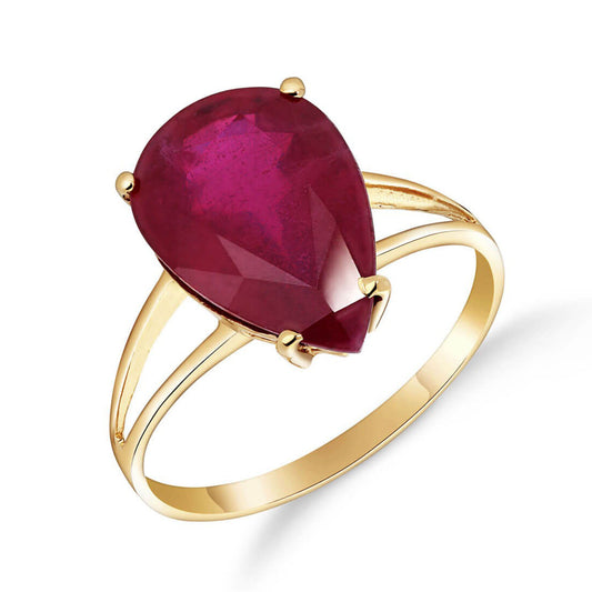 5 Carat 14K Solid Gold Nuance Upon Ruby Ring