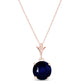 Solo Sphere Sapphire Necklace