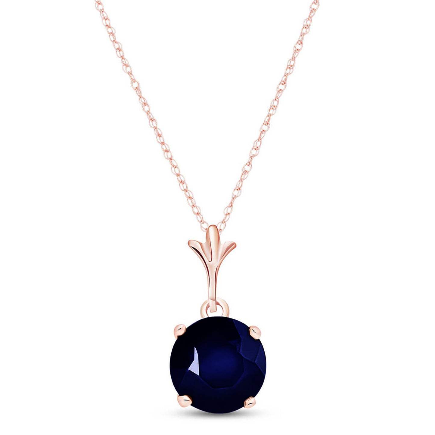 Solo Sphere Sapphire Necklace