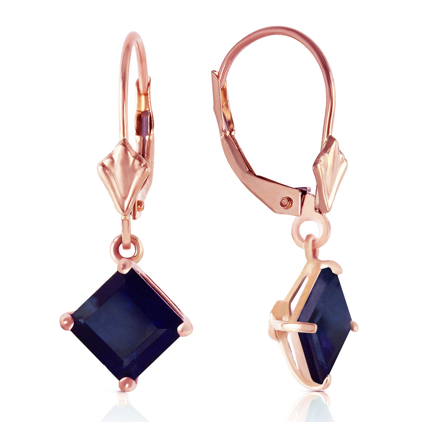 Precious Facade Sapphire Earrings