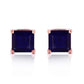 Soulful Edge Sapphire Earrings