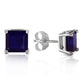 Soulful Edge Sapphire Earrings