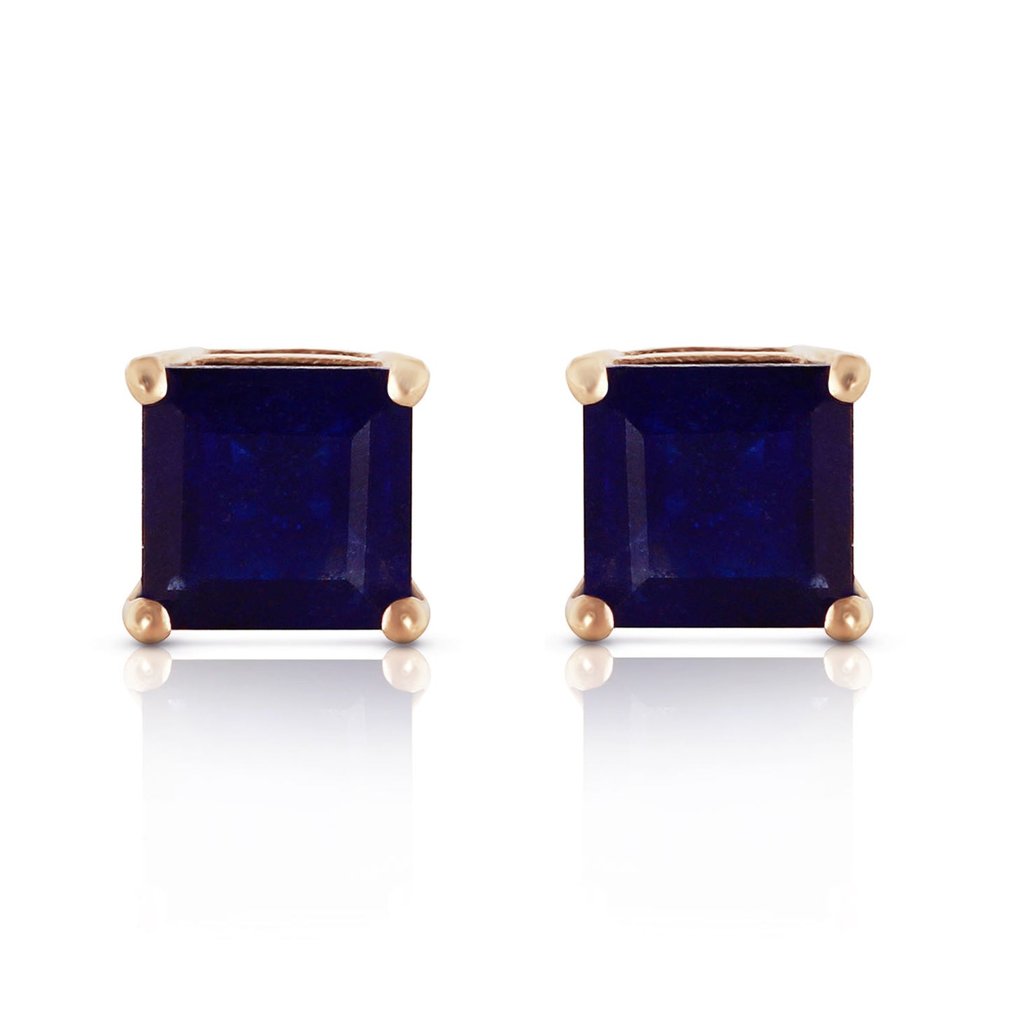 Soulful Edge Sapphire Earrings