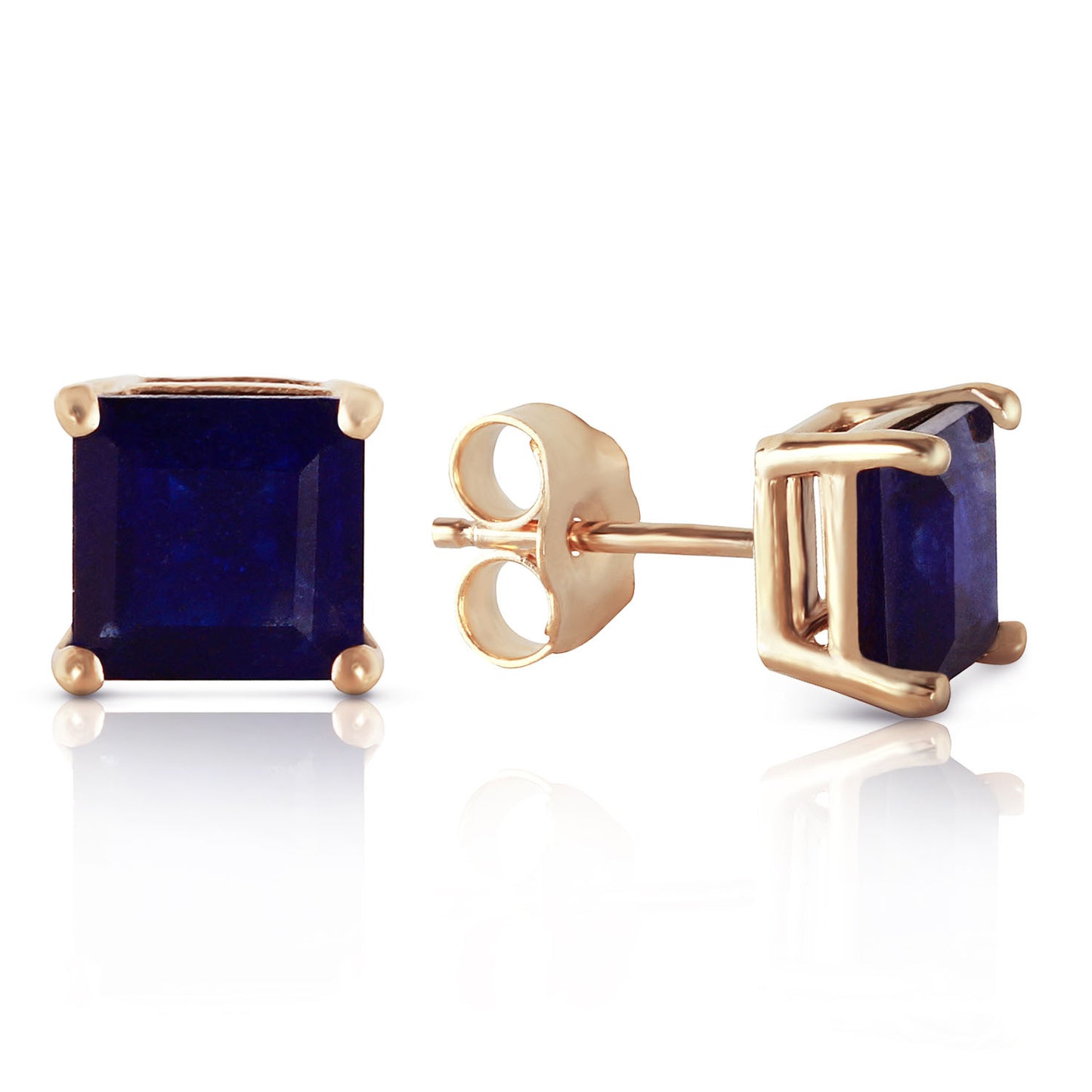 Soulful Edge Sapphire Earrings