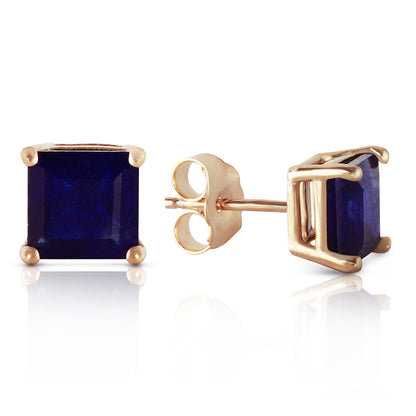 Soulful Edge Sapphire Earrings