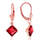 Precious Facade Ruby Earrings