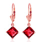 Precious Facade Ruby Earrings