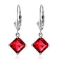 Precious Facade Ruby Earrings