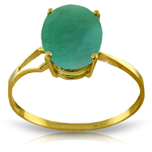 Gleaming Glow Emerald Ring