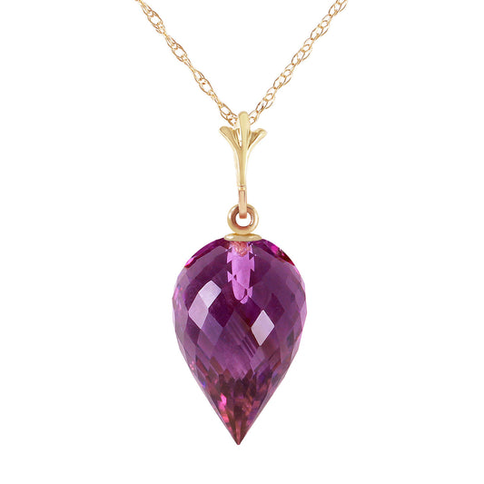 Luminous Sparkle Amethyst Necklace