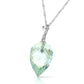 Luminous Sparkle Blue Topaz Necklace