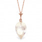 Luminous Sparkle White Topaz Necklace