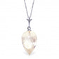 Luminous Sparkle White Topaz Necklace