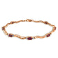 Rhythmic Flow Ruby And Diamond Bracelet