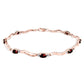 Rhythmic Flow Garnet and Diamond bracelet