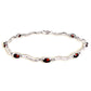 Rhythmic Flow Garnet and Diamond bracelet