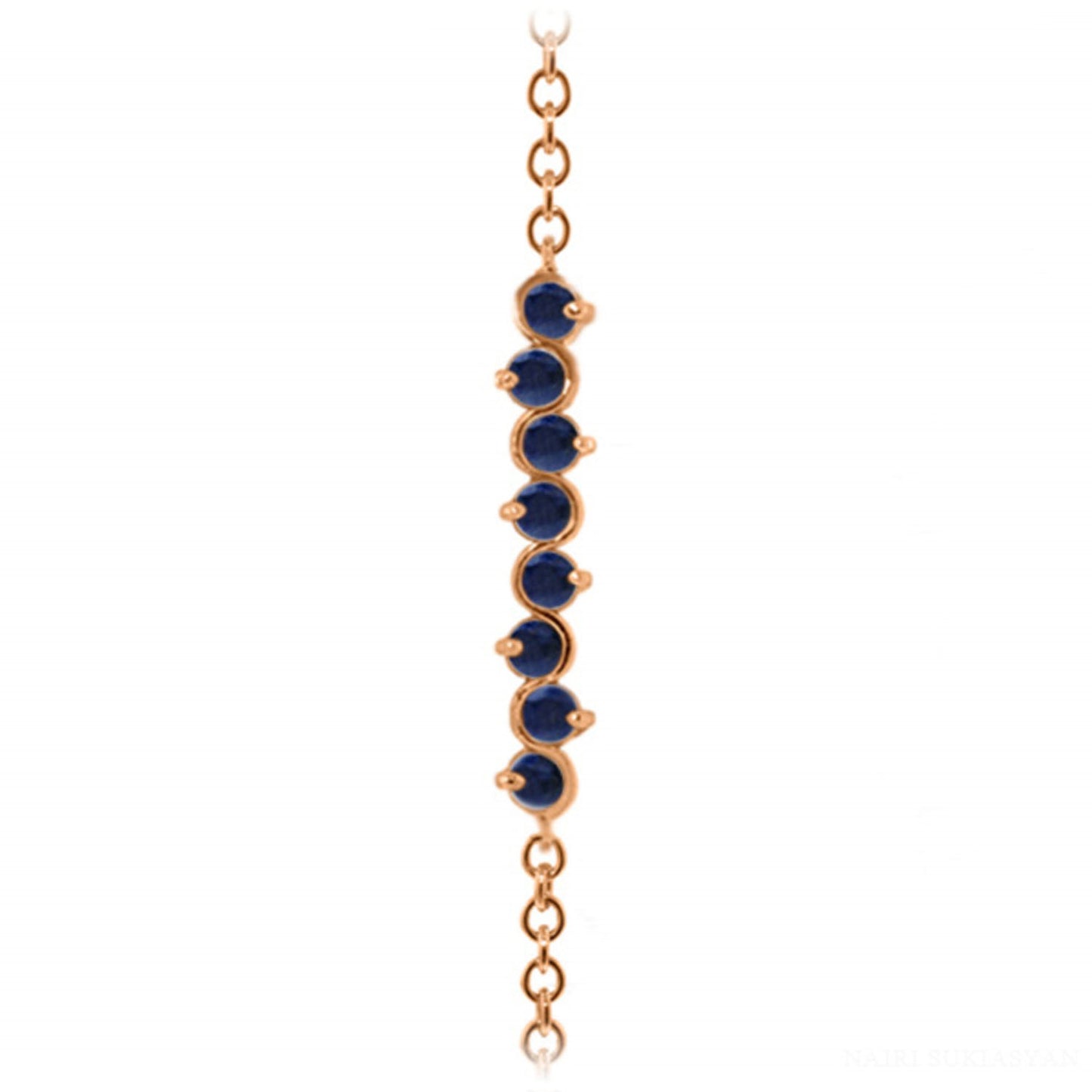 Subtle Radiance Sapphire Bracelet