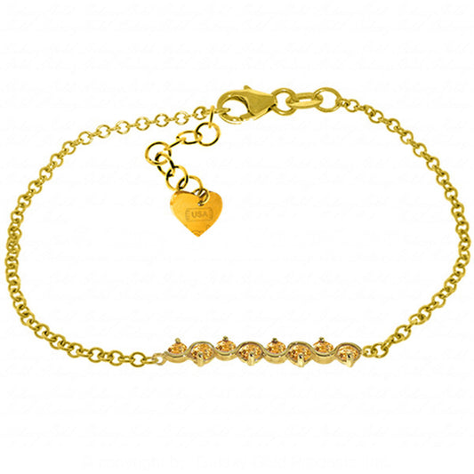 Subtle Radiance Citrine Bracelet