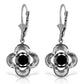 Bloomstone Blossom Black Diamond Earrings