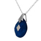 Glistening Glow Dyed Sapphire Necklace