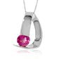 Zen Charm Pink Topaz Necklace