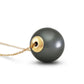 Enchanted Orbit Black Pearl Necklace