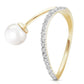 Eternal Pearl Diamond and Pearl Ring