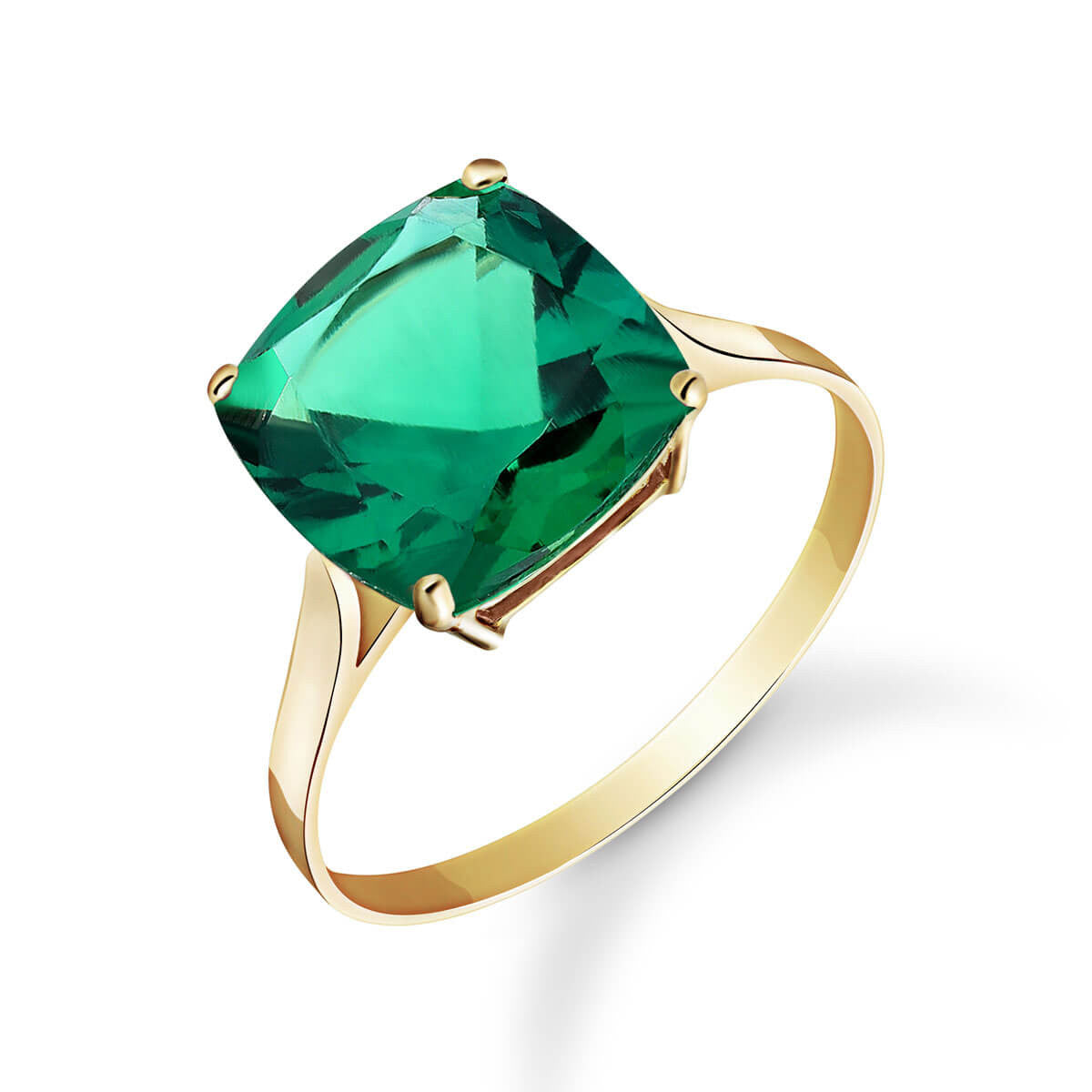 Elegant Spark Emerald Ring