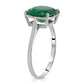 Elegant Spark Emerald Ring