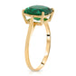 Elegant Spark Emerald Ring