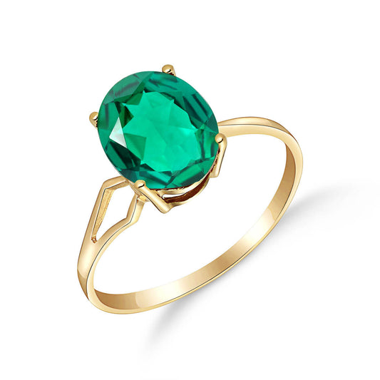 Gleaming Glow Emerald Ring