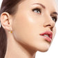 1.2 Carat 14K Solid Yellow Gold Iris Citrine Earrings